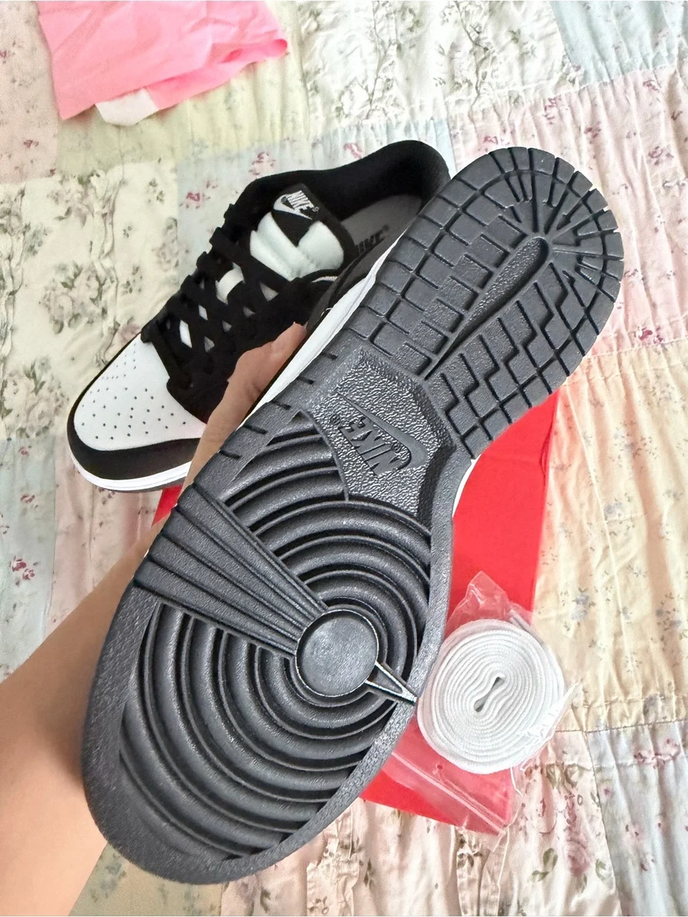 Nike Black and White Low-Top Sneakers